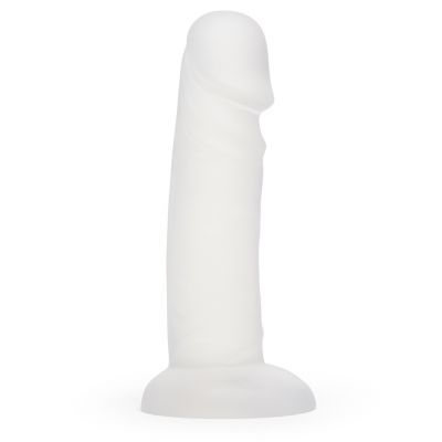 BASICS Clear Suction Cup Dildo 6 Inch