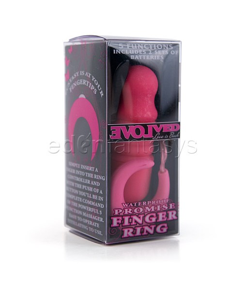 Promise finger ring