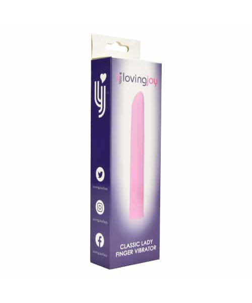 Loving Joy Classic Lady Finger Vibrator Pink