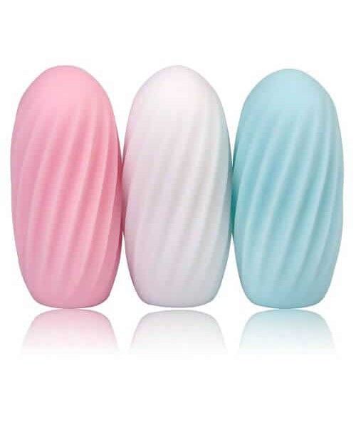 Svakom Hedy Reuseable Egg Style Male Masturbator - White