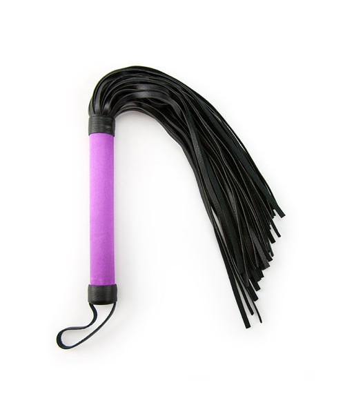 Satin and faux leather flogger