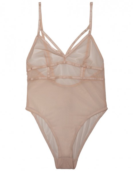 HUSTLER Strappy Mesh Teddy — image 4 of 11