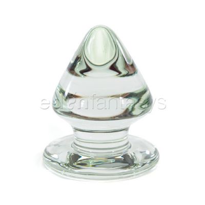 Glass butt plug