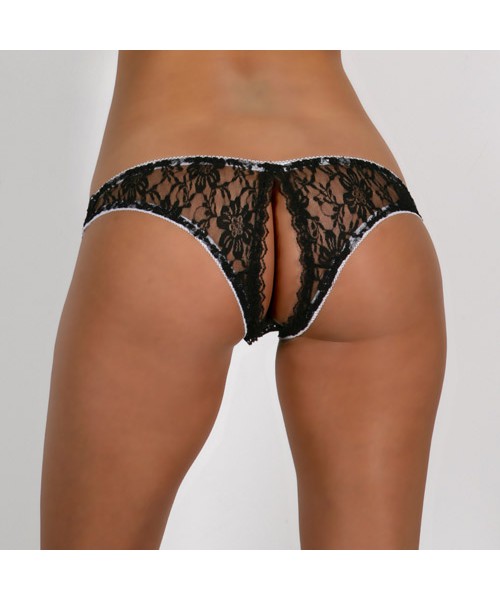 Tres Sexy crotchless panty