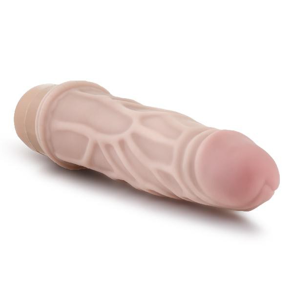 Dr Skin Cock Vibe 3 7.25in Vibrating Cock Beige — image 4 of 6