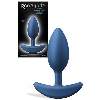 nsnovelties 4 7 Vibrating Heavyweight Silicone Butt Plug