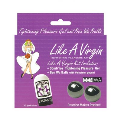 Secretly Pink Like A Virgin Pleasure Gel Ben Wa Balls Tightening Toy Kit