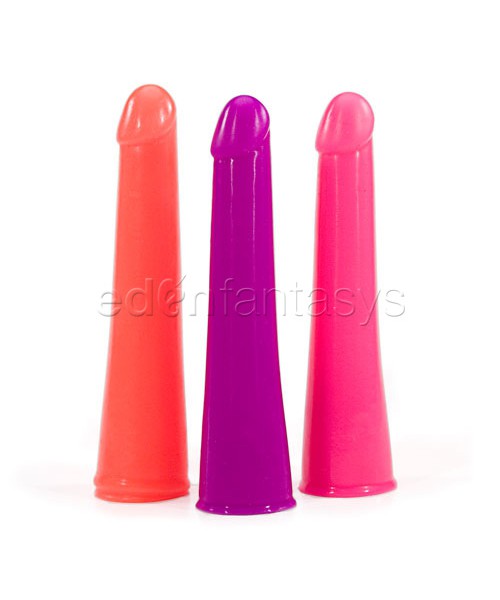 Vibrating silicone neon probe
