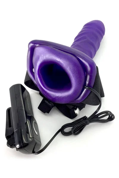 Pipedream Unisex Vibrating 6" Hollow Strap On — image 14 of 16