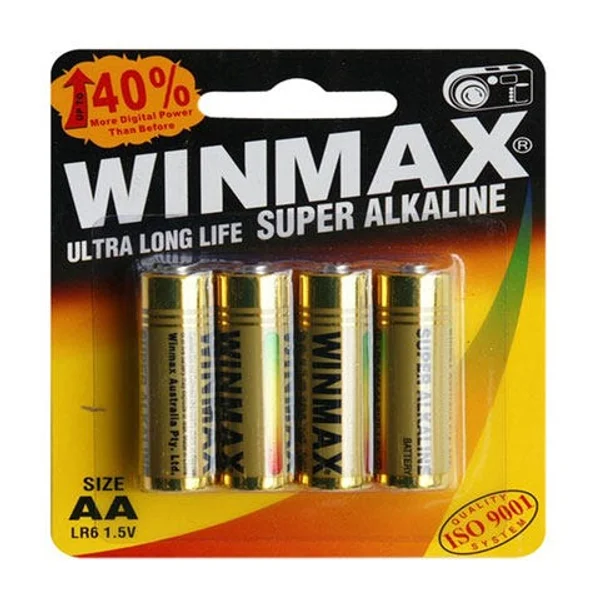Winmax AA Super Alkaline Batteries BP-4 — image 4 of 4