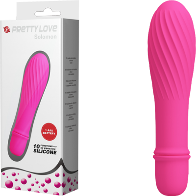 Pretty Love Solomon 10 function Vibrator Hot Pink
