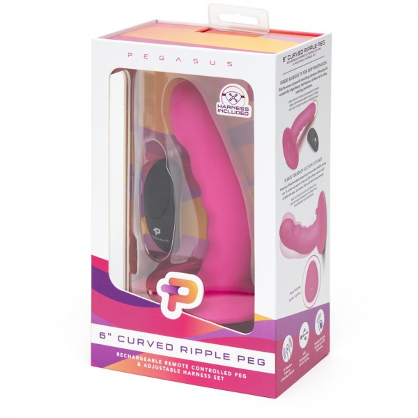 Pegasus Remote Control Rippled Strap-On Harness Kit