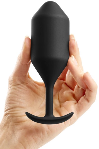 B-Vibe Weighted Silicone 5.2" Snug Butt Plug 4 (257g)