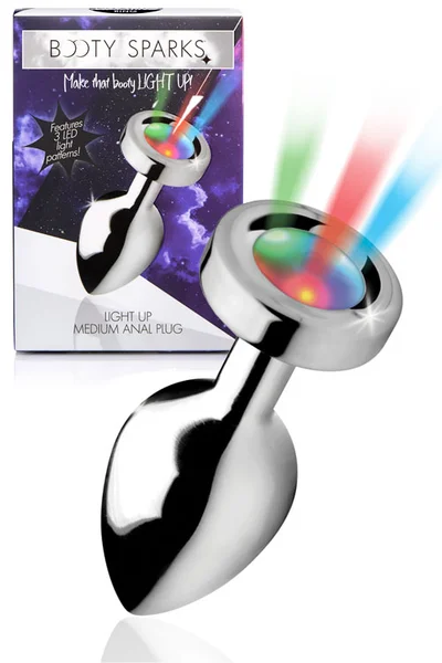 Booty Sparks Light Up 3.4" Metal Butt Plug — image 5 of 8