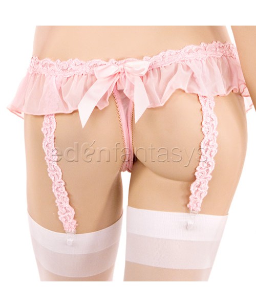 Lace bra and skirtini set