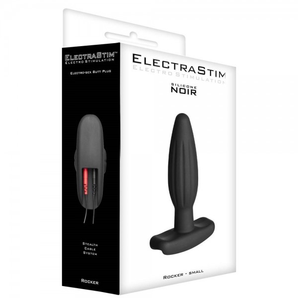 ElectraStim Silicone Noir Rocker Butt Plug - Small — image 4 of 4