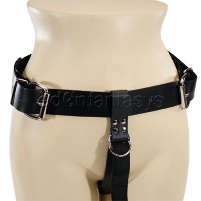 Butt dildo harness