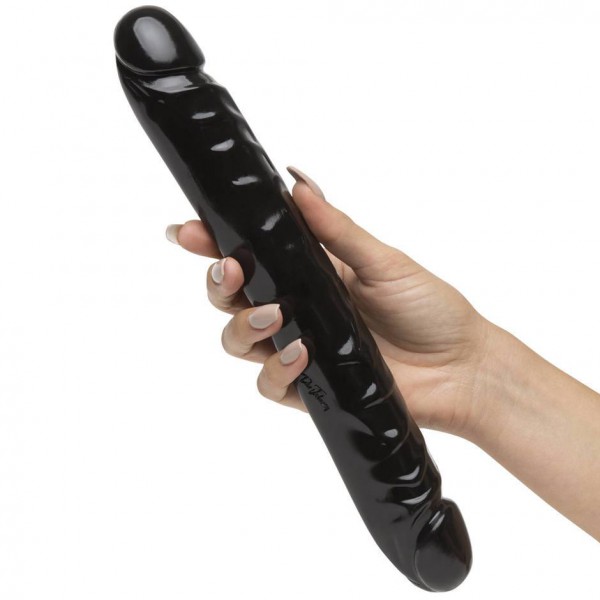 Doc Johnson Classic Black Double-Ended Dildo 12 Inch