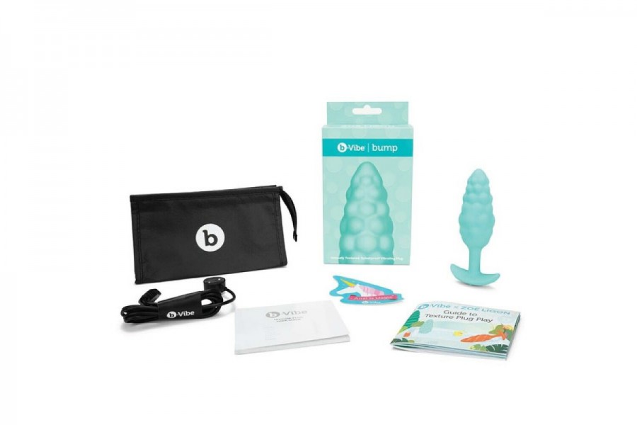 b-Vibe Zoe Ligon Collection Bump Ribbed Texture Plug