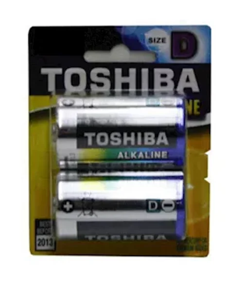 Toshiba D Alkaline Carded Batteries 2 Pack — image 4 of 4
