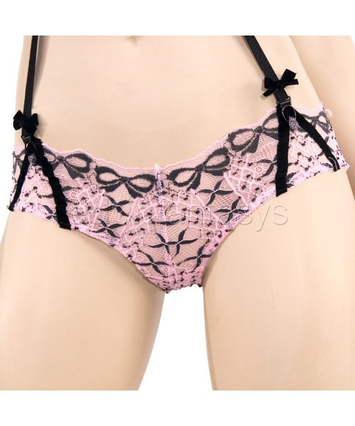 Bustier with attached panty
