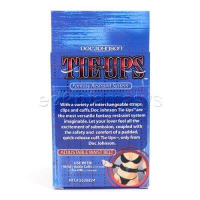 Tie ups adjustable waist belt