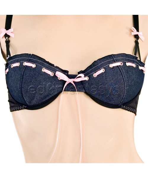 Denim dreams bra set