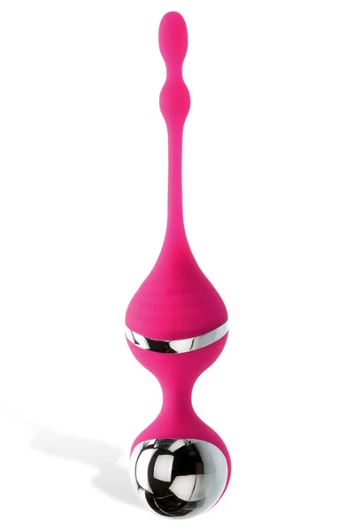 Adam and Eve Vibrating Kegel Balls in 7" Silicone Holder — image 7 of 12