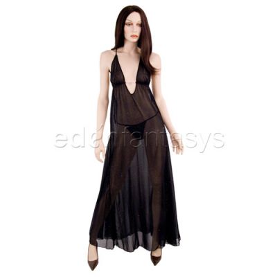 Stardust gown with g string