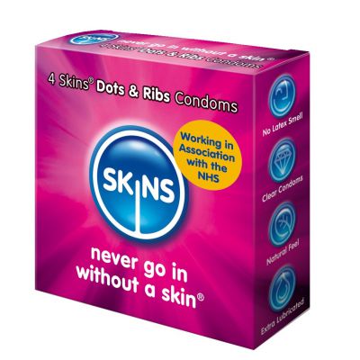 Skins Dots and Ribs Condoms 4 Skins