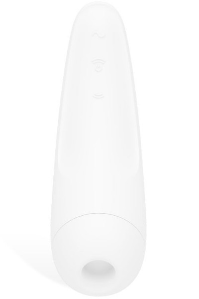 Satisfyer Curvy 2 Plus Air Pulse Silicone Clitoral Stimulator With Vibration & App