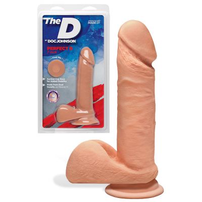 Doc Johnson The Perfect 7 Realistic Dildo with Suction Cup