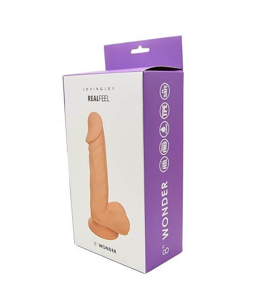 Loving Joy Real Feel 8 Inch Wonder Suction Cup Dildo — image 7 of 25