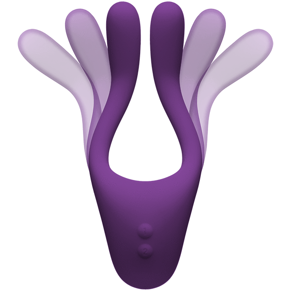 Doc Johnson Tryst 2 Bendable 5.75" Couples Vibrator With Remote