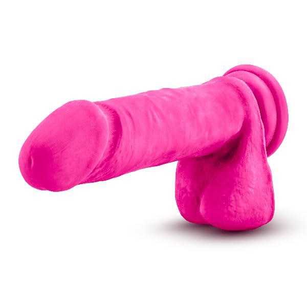 Au Natural Bold Hero 8in Dildo Pink — image 4 of 5