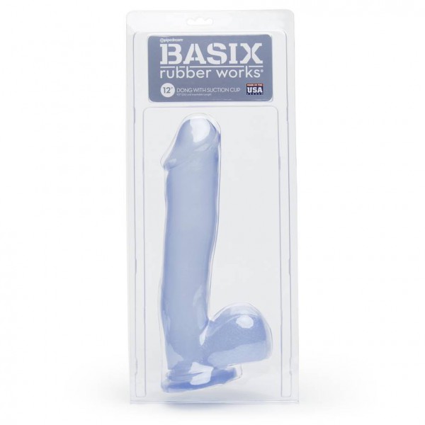 Basix Realistic Large Suction Cup Dildo 10 inch