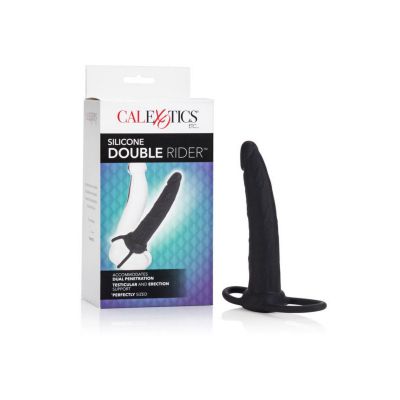 Silicone Love Rider Dual Penetrator Black