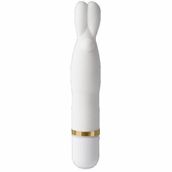 Wonderland The White Wabbit Silicone Massager Waterproof White
