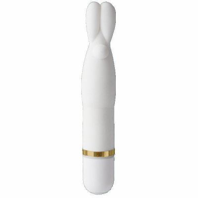 Wonderland The White Wabbit Silicone Massager Waterproof White