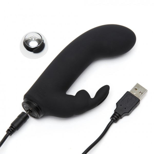 Fifty Shades Greedy Girl 5.5" Mini Rabbit Vibrator
