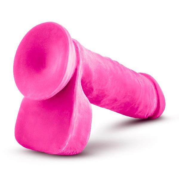 Au Natural Bold Hero 8in Dildo Pink — image 5 of 5