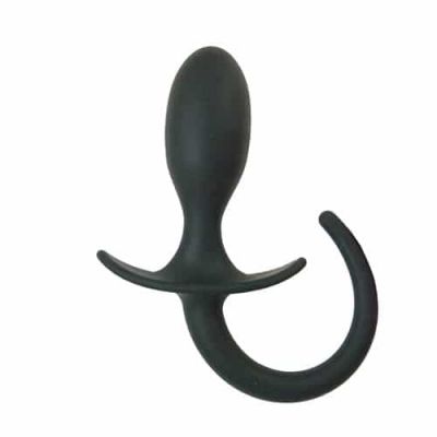 Rounded Silicone Butt Plug with Tail