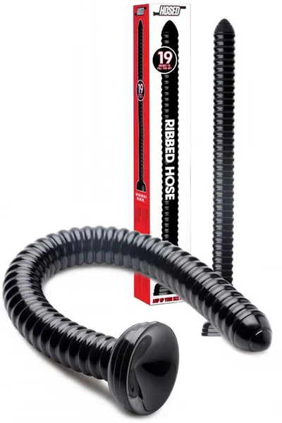 Hosed Ribbed 20" Anal Snake — image 6 of 10