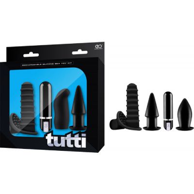 Tutti Rechargeable Sex Toy Kit Black