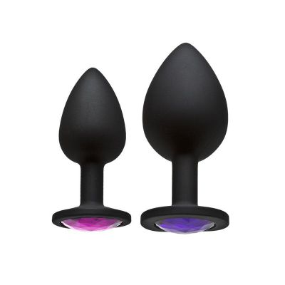 Booty Bling Jeweled Silicone Butt Plug