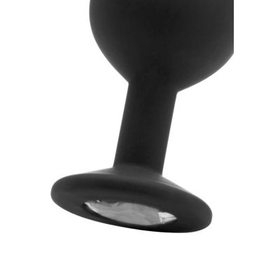 OUCH 3 Jewelled Silicone Butt Plug with Flexible Neck