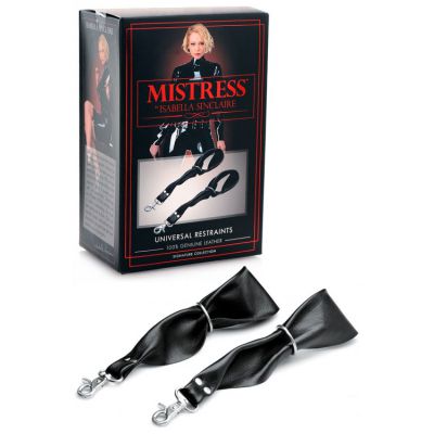 Mistress by Isabella Sinclaire Self Adjusting Universal Leather Restraints