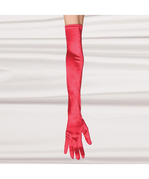 Satin lycra gloves