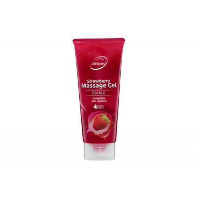 Lifestyles Strawberry Massage Gel 200g