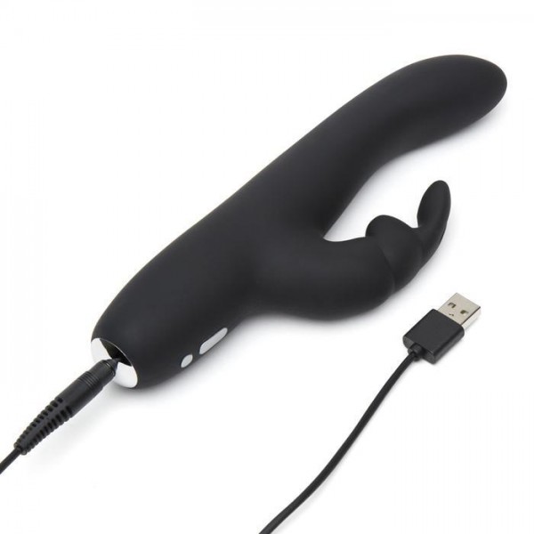 Fifty Shades Greedy Girl Slimline 9.5" Rabbit Vibrator